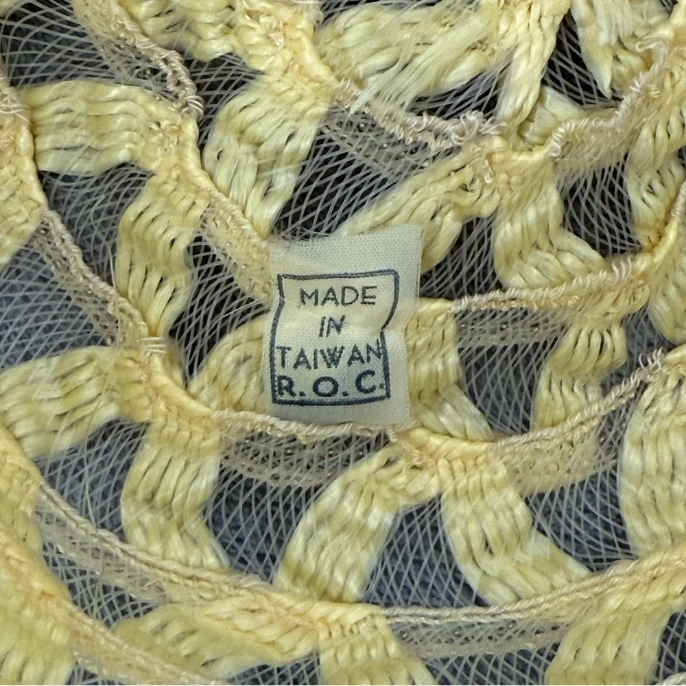 Floppy Light Yellow Women’s Sun Hat, Beach hat